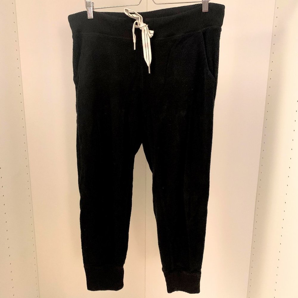 Black Aerie Dreamy Soft "Inside Out" Jogger